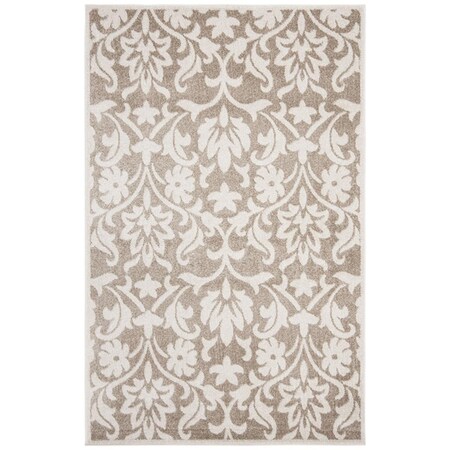 Safavieh 5 x 8 ft. Amherst 424S Power Loomed Rectangle Area Rug Wheat & Beige AMT424S-5